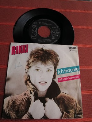 Single 7  RIKKI   Ich träume/Elektronik Supersonic   New Wave 1983 - TOP Zustand
