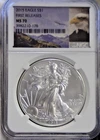 2015 US Silver Eagle $1 NGC MS70 First Releases Eagle Label
