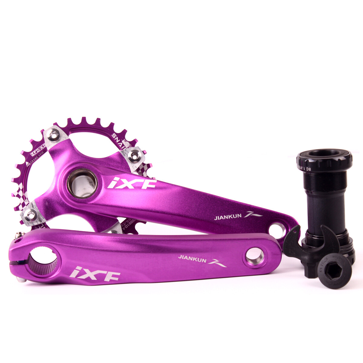 IXF 30T 104bcd CNC MTB Bike Crankset BB Narrow Wide Chainring