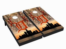 Nature City Cornhole Board Wrap LAMINATED Wraps Decals Vinyl skin 84