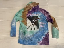 Men’s Travis Scott Astroworld Festival Run Tie Die Hoodie Size Medium