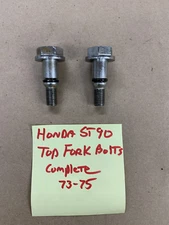 HONDA ST90 FORK CAP BOLTS 1973-75