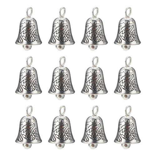  20 Pcs Alloy Bell Pendant Garland Decor Christmas Tree Bells - Picture 1 of 12