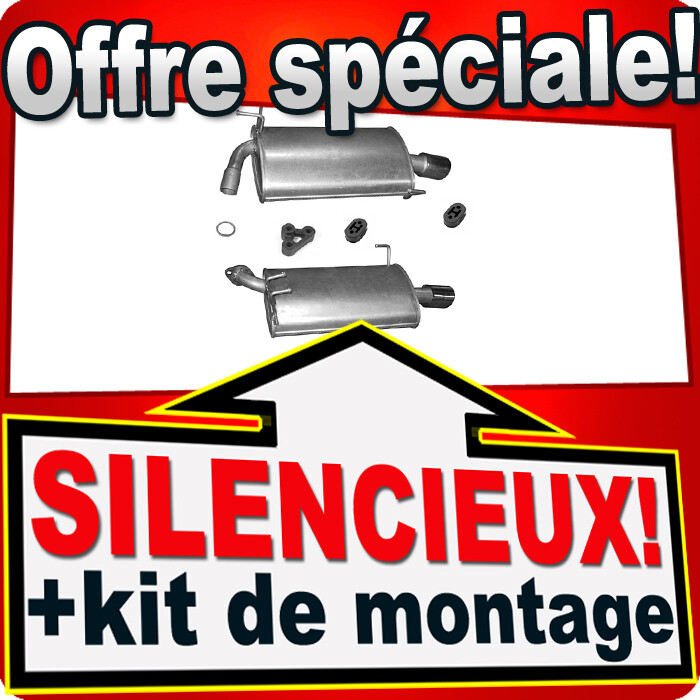 Silencieux arrière Honda Accord VII 2.4i 190CH échappement robuste longue durée