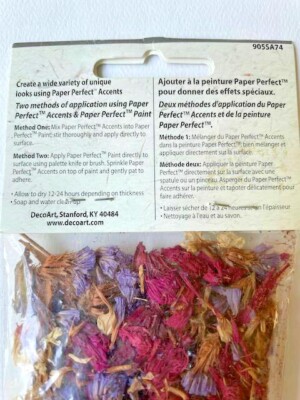 DecoArt Paper Perfect Accents - Mixed Statice Natural Fibers 6 grams - NEW
