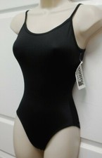 Black Camisole Leotard Classic Dance Front Lined Over 100 available satinfinish