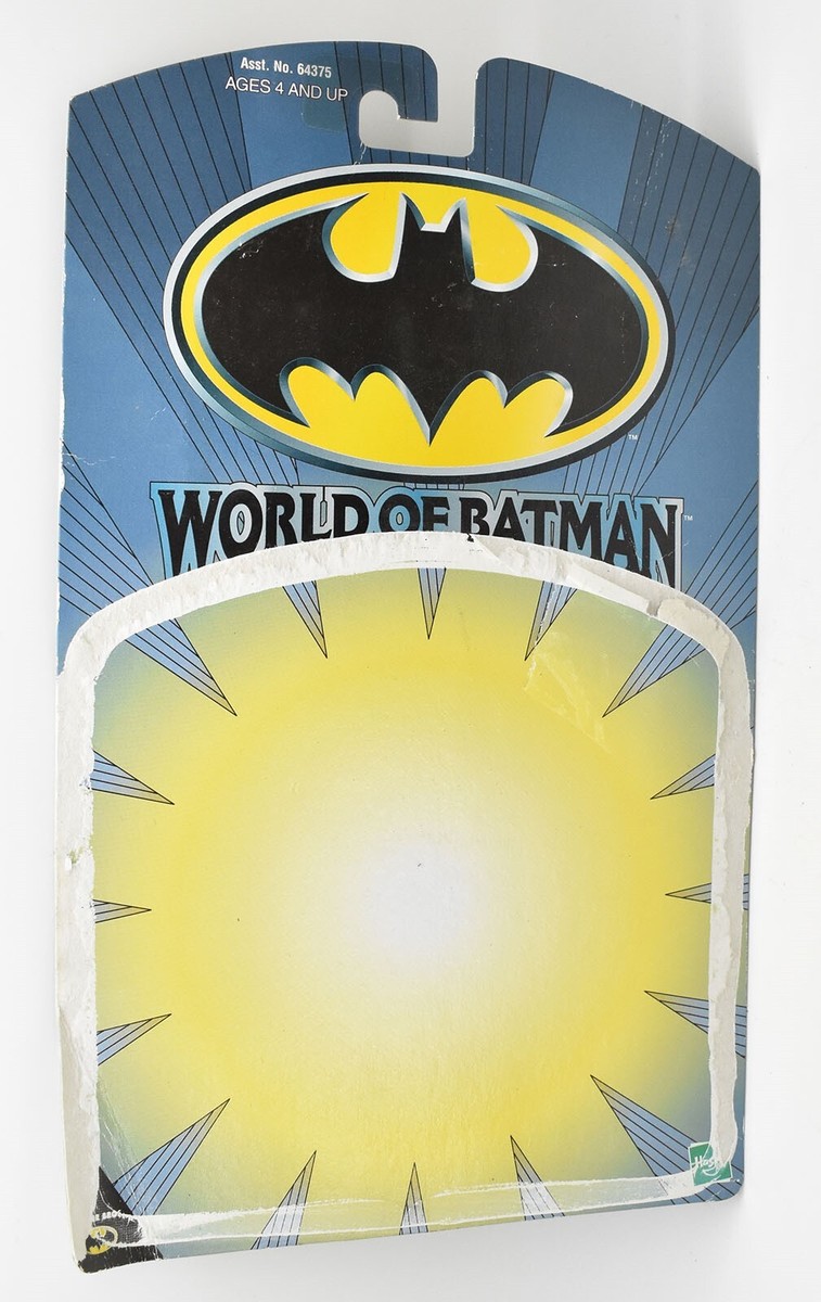 World Of Batman Rapid Attack Robin Card Back Only Hasbro 1999 | eBay