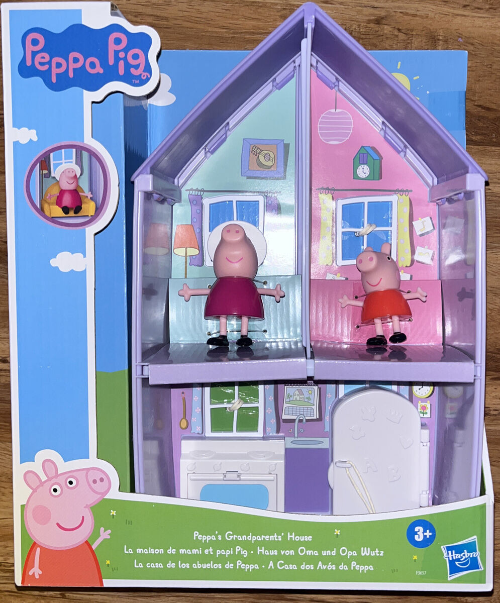 PEPPA PIG/ PEPPA'S GRANDPARENTS HOUSE TOY SET/ 3+/ HASBRO/ NEW!