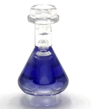 Lego New Trans-Purple Clear Minifigure Utensil Bottle Erlenmeyer Science Flask
