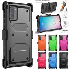 For Samsung Galaxy Note 10/Note 10 Plus 5G Dual Layers Case Cover / Clip Holster