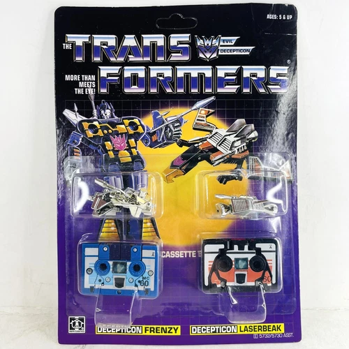 Transformers G1 Reissue Decepticons Laserbeak & Frenzy Action Figure Toys NEW