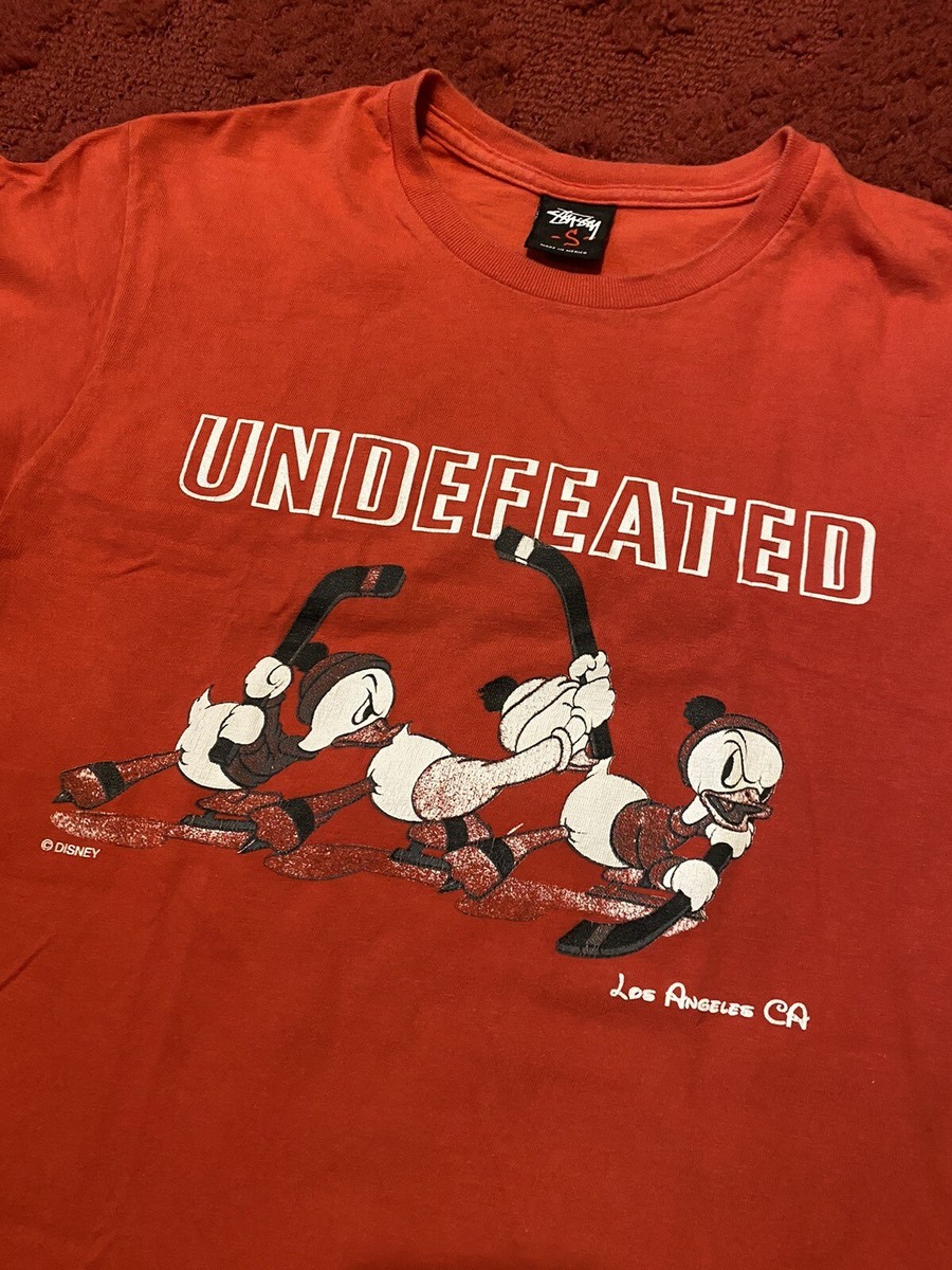 Undefeated x Disney Donald Ducks Huey Dewey Louie Hockey Stussy t