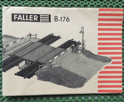 Faller AMS  -- Original Anleitung für Bausatz 176, Bahnübergang (MA153)