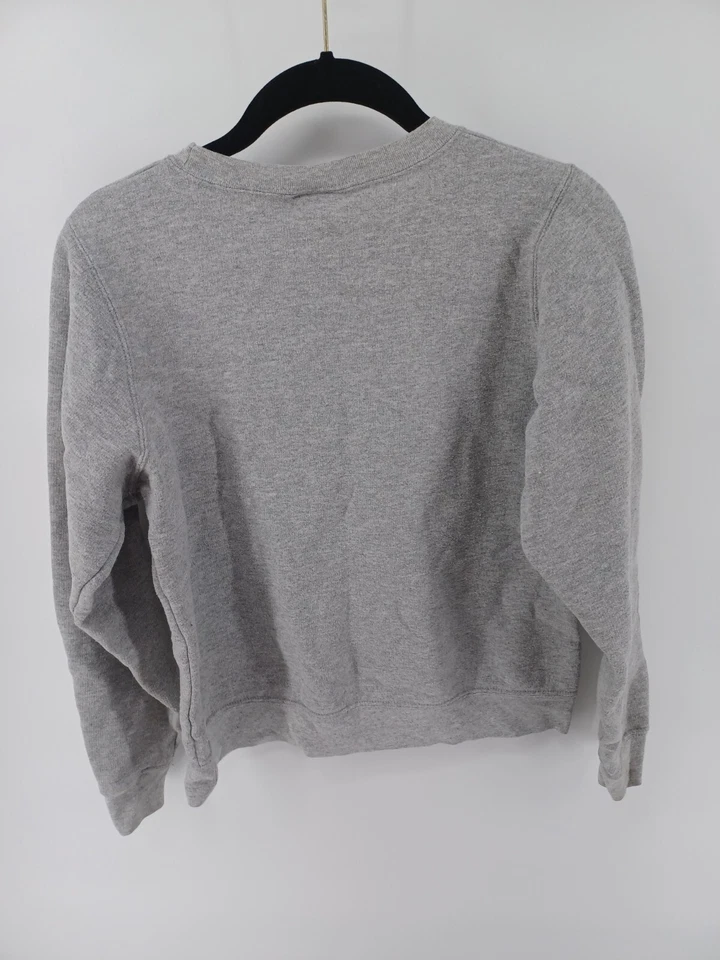 NFL New England Patriots Girls T-shirt Long Sleeve Sweater Gray medium - Image 2 of 4