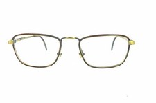 Club LA 7302G Rectangular Metal Plastic 50 mm Vintage Eyeglasses 90s Italy NOS