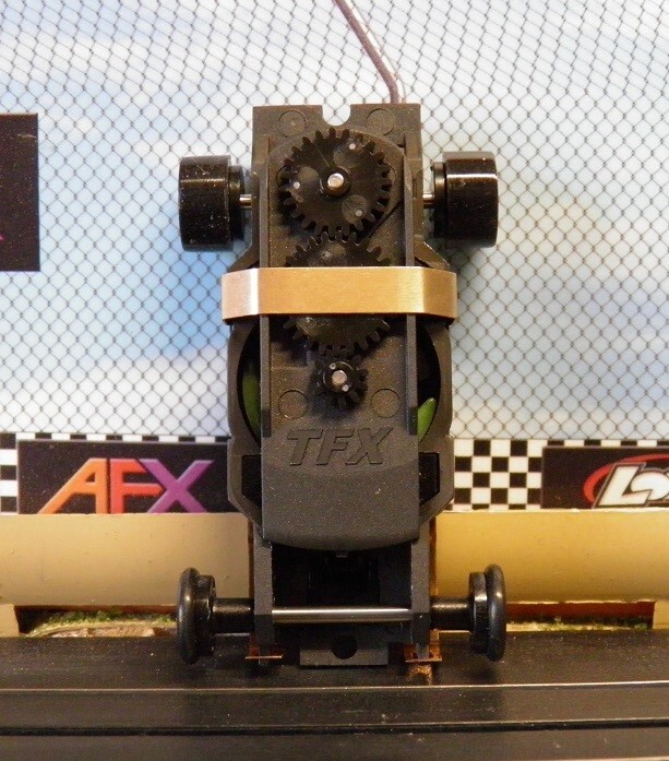 Model Motoring 1999 NOS Green 1969 Pontiac GTO body on a New TFX