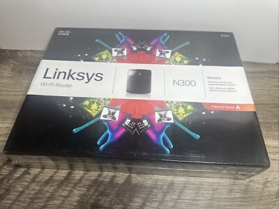 Linksys Wi-Fi Router Model #E1200-NP *Brand New In Box* N300
