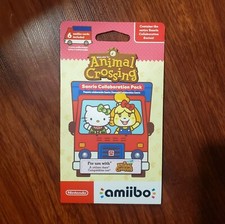 Nintendo Animal Crossing Sanrio Hello Kitty amiibo Collaboration Pack - 6 Cards
