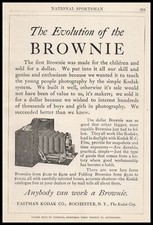 1912 Eastman Kodak Co Rochester NY The Evolution Of The Brownie Vintage Print Ad
