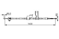 Handbremsseil Hyundai T. I10 1.0-1.2 08-13 LE
