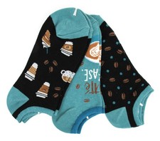 Womens No-Show Multi-Pack Socks, Cute, Fun, Lightweight, Fits Sizes 4-10, E