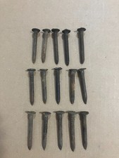 15 Vintage Railroad Nails Numbered Heads