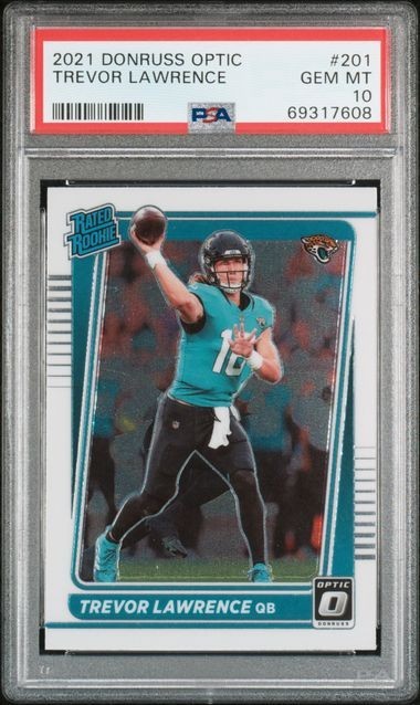 Trevor Lawrence Panini Donruss Optic #201 Base
