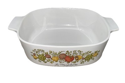 Vintage  Corning Ware Spice of Life La Marjolaine A2B 2 Quart Casserole No Lid