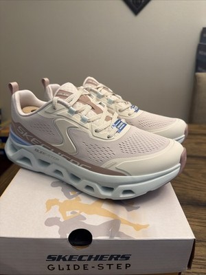 SKECHERS Glide-Step Altus - Cool Motion Natural Sneaker Womens sizes 9  F4