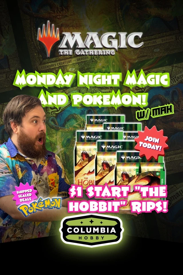 🔥Magic Mondays, $1 Start The Hobbit Collector Packs w/Mak🔥