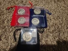 5× 40% Silver Kennedy Halfs ( 2x 1965 Kennedy & 3× 1967 Kennedy Halfs)