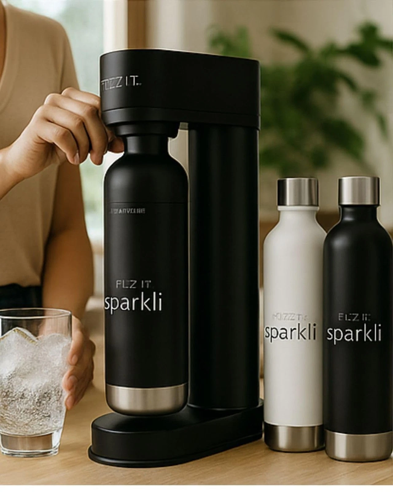 FIZZIT Sparkling Water and Soda Maker - Thumbnail 2