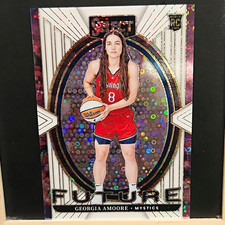 Panini 2025 Select WNBA Select Future Georgia Amoore RC White Disco /75 #4