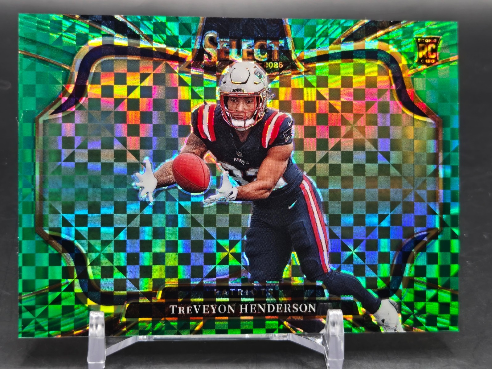 2025 Panini Select - TreVeyon Henderson #478 - Field Level GREEN PRIZM 5/5