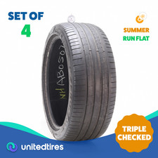 Set Of 4 Used 27540r22 Pirelli P Zero Pz4 Run Flat 107y - 5-6.532 Set Of 4 Used 27540r22 Pirelli P Zero Pz4 Run Flat 107y - 5-6.532