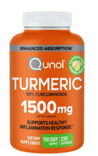 Qunol Turmeric 1,500 mg., 220 Capsules