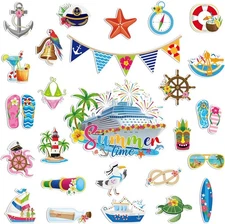 Lounsweer 24 Pcs Birthday Cruise Door Decorations Funny Small, / 