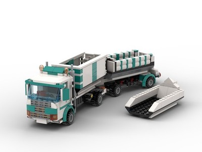 LEGO  LKW mit Container und Anhänger 7,5 Tonner - Für Stadt und Baustelle