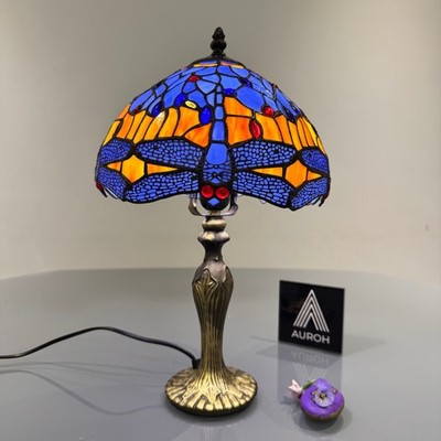 Handgefertigte Tiffany Stil Tischlampe 10 Zoll bunte Buntglas Schreibtischlampe