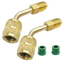 R410a Adapter for Mini Split System, 5/16 Inch SAE Female Quick Couplers to 1...
