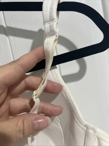 Reggiseno Lane Bryant Cacique foderato boost tuffo ferretto cotone bianco taglia 42B - Foto 10 di 15