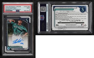 2024 Bowman Chrome Prospect Auto Jeter Martinez #CPA-JMZ PSA 9 MINT Auto