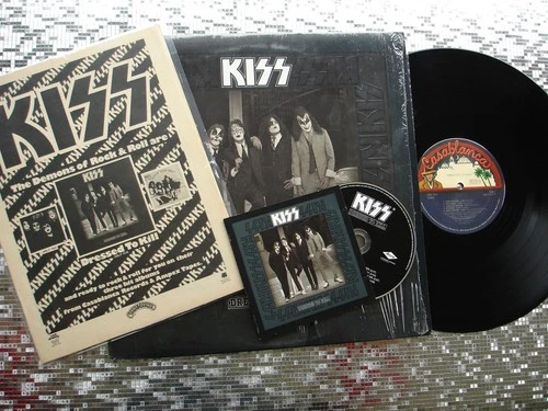 KISS ~ Dressed To Kill ~ 1975 LP w/HTF Promo Ad & Bonus CD  Casablanca NBLP 7016