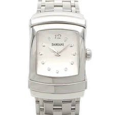 DAMIANI Ego DU002ACAM Silver SS Stainless Steel Men Quartz