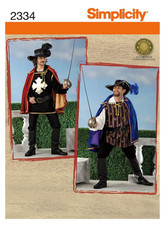 Pirate Costume Sewing Pattern U-Pick Size Men's XS-XL Simplicity 2334 New OOP