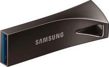 Samsung BAR Plus MUF-256BE 256GB USB 3.1 Flash Drive Gray Waterproof 400MB/s