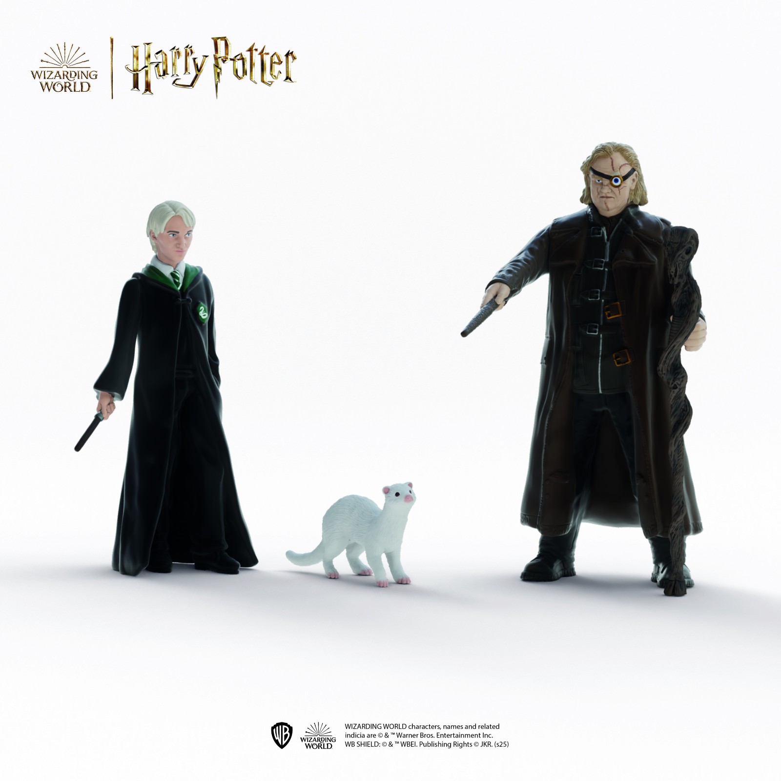 Schleich 14907 Mad-Eye Moody & Draco Malfoy Wizarding World Harry Potter Ferret