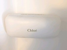CHLOE Authenticated Eyeglasses White Case and Cleaning Cloth