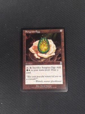 Sunggrass Egg #311 Odyssey ODY Magic MTG