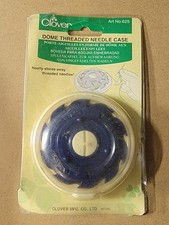 NEW Clover Dome Threaded Needle Case 3X3X1 #6...